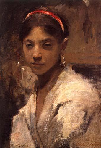 John Singer Sargent Head of a Capri Girl France oil painting art